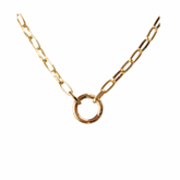 Paperclip Carabiner Necklace
